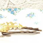 Gold Leaf and Butterfly Hai..