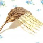 Medium Feather Hair Comb - ..
