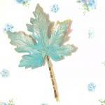 Large Verdigris Leaf Hair P..